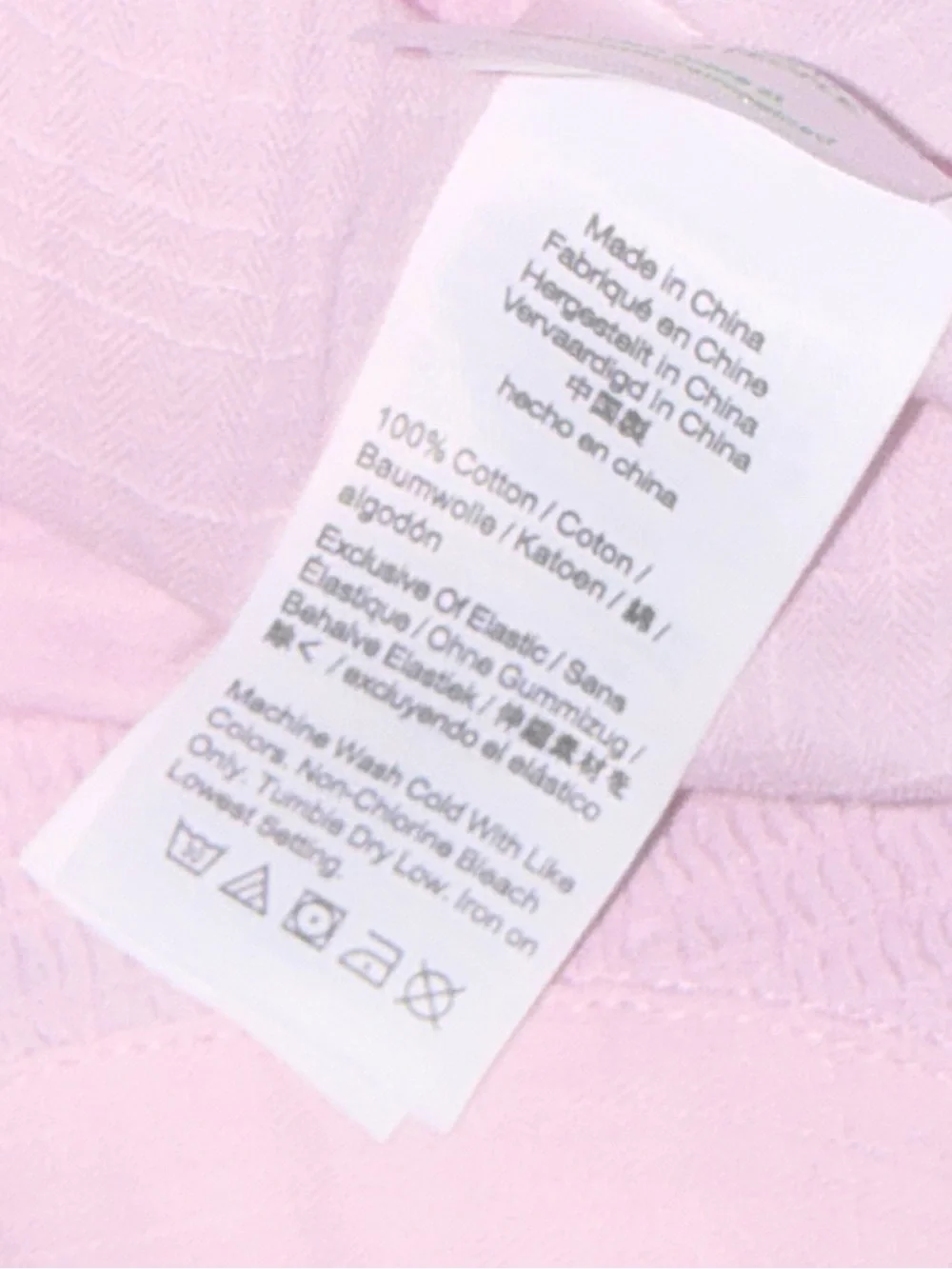 J.Crew NWT Pink Smocked Ruffle Neck Cotton Blouse XS Long Sleeve Boho Top